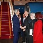 Secretary of State John Kerry (left) was greeted by US Ambassador to Vietnam Ted Osius and others at the Hanoi Airport in Vietnam on Thursday. 
