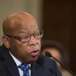 (FILES) This file photo taken on January 11, 2017 shows Rep. John Lewis (D-GA) as he asks questions during the Senate Judiciary Committee hearings on nomination of Senator Jeff Sessions (R-AL) for attorney general on Capitol Hill in Washington, DC. US congressman John Lewis, a civil rights icon, on January 13, 2017 became the most high-profile Democratic lawmaker to announce he is boycotting Donald Trump's inauguration next week, saying he sees the president-elect as illegitimate. At least eight House Democrats have publicly stated they will not be attending Trump's swearing in at the US Capitol on January 20, with several indicating their absence will be an act of political protest against the incoming Republican president. / AFP PHOTO / Tasos KatopodisTASOS KATOPODIS/AFP/Getty Images