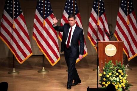 Boston Mayor Martin Walsh delivered his third State of the City address. 
