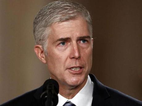 Judge Neil Gorsuch spoke Tuesday at the White House after President Trump named him as his pick to sit on the Supreme Court.
