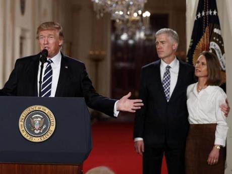 President Donald Trump announced Judge Neil Gorsuch as his nominee for the Supreme Court. 

