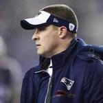 New England Patriots offensive coach Josh McDaniels. 