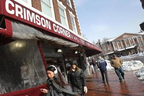Crimson Corner makes most of its money now from tobacco products, snacks, drinks, and other nonprint items.
