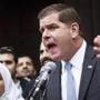Boston Mayor Marty Walsh spoke at a protest against Donald Trump's executive orders on immigration at Copley Square in January. 