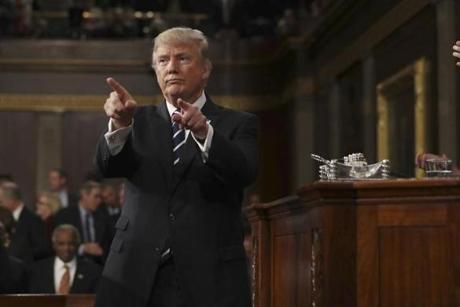 President Trump addressed a joint session of Congress on Tuesday night.
