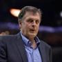 FILE - In this Oct. 6, 2015, file photo, Houston Rockets head coach Kevin McHale walks off the court after an NBA basketball preseason game against the Memphis Grizzlies, in Memphis, Tenn. A person familiar with the decision says the Rockets have fired coach Kevin McHale, Wednesday, Nov. 18, 2015, after the team started the season 4-7. The person spoke on to The Associated Press on the condition of anonymity because the move had not yet been announced. Assistant J. B. Bickerstaff will take over as interim head coach. (AP Photo/Brandon Dill, File)