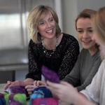 Helen Walsh, with her daughters Clodagh and Maeve, is a mom who has started a company selling feminine products by mail-order to young women.