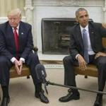 Donald Trump and Barack Obama met in the Oval Office on Nov. 10.