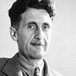 An undated photo of George Orwell, whose novel forms the basis of ?1984.?