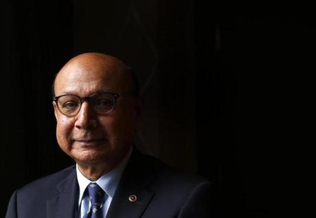 Khizr Khan said when he and his wife were deciding whether to speak last summer, they considered what their son would want them to do. 
