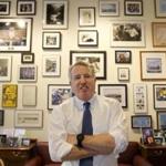 Businessman Chris Kennedy, a son of the late Robert F. Kennedy, posed in his Chicago office in February. 