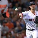 Red Sox starting pitcher Rick Porcello threw to first base during a game last September. 
