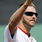 Chris Sale (left) received an extended ovation from the Fenway Park crowd on Opening Day.