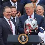 Washington, D.C.-04/19/2017- The Superbowl Champions New England Patriots where guests for a ceremony at the White House with President Donald Trump. John Tlumacki/Globe Staff (sports)