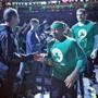 Boston MA 4/26/17 Boston Celtics Isaiah Thomas and Tyler Zeller running onto the court before they play the Chicago Bulls during game 5 of the NBA Playoffs at TD Garden. (Photo by Matthew J. Lee/Globe staff) topic: reporter: