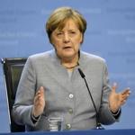 German Chancellor Angela Merkel spoke Saturday at a news conference in Brussels following a meeting of European Union leaders.