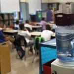 Among the renovations at Fenway High School in Boston, the water pipes have been replaced. School officials said that tests of tap water there have since shown acceptable lead levels. 
