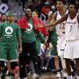 Washington, D.C. - 5/04/2017 - (4th quarter) Washington Wizards guard Brandon Jennings (7) tries to argue a call in the fourth quarter. The Washington Wizards host the Boston Celtics in Game 3 of the Eastern Conference Semi-Finals at the Verizon Center in Washington, D.C. - (Barry Chin/Globe Staff), Section: Sports, Reporter: Adam Himmelsbach, Topic: 05Celtics-Wizards, LOID: 8.3.2398463528.