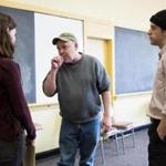 Director Burgess Clark (center), rehearsing ?One Flew Over the Cuckoo?s Nest? with Boston Children?s Theatre in April, is at the center of a controversy over nudity in the production.