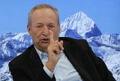 Larry Summers spoke earlier this year at the World Economic Forum in Davis, Switzerland. Summers says the biggest threat to Massachusetts?s economy is complacency.
