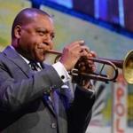 NEW YORK, NY - APRIL 27: Musician Wynton Marsalis performs onstage during the Northside Center for Child Development 70th Anniversary Spring Gala at Cipriani 42nd Street on April 27, 2016 in New York City. (Photo by Andrew Toth/Getty Images) -- 08PULITZER