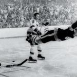 Caption: FILE -- Boston Bruins' Bobby Orr is airborne after scoring the goal that won the Stanley Cup for the Boston Bruins, May 10,1970, against the St. Louis Blues at Boston Garden. (AP Photo/Boston Herald American, Ray Lussier) Caption Writer: PK XSS HMB Headline: BOBBY ORR Special Instructions: NO SALES. MAY 10, 1970 PHOTO. B&W ONLY Byline: RAY LUSSIER Byline Title: MBR Credit: AP Source: BOSTON HERALD AMERICAN Object Name: MIL CENTURY SPORTS Date Created: 19700510 City: BOSTON Province-State: MA Country Name: USA Original Transmission Reference: NY205 Category: S Supplemental Categories: HKN Supplemental Categories: FILE Urgency: L Time Created: 000000+0000