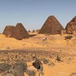 Meroitic pyramids at the ruins of Meroë, near Shendi, Sudan, in ?Africa?s Great Civilizations.?