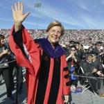 Senator Elizabeth Warren was the keynote speaker at the UMass Amherst commencement on Friday.