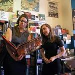 Boston, MA--4/11/2017 - The small independent Jamaica Plain bookstore, Papercuts J.P. (cq) is publishing its own books. Owner Kate Layte (cq), left, is the co-founder, with Katie Eelman (cq), right, of Cutlass Press (cq). Photo by Pat Greenhouse/Globe Staff Topic: 051417papercuts Reporter: Katie Johnston