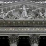 FILE - This Oct. 4, 2014, file photo, shows the facade of the New York Stock Exchange. Stocks are modestly higher in early trading on Wall Street, Thursday, May 18, 2017, as traders were relieved to see some positive results from retailers. (AP Photo/, File)