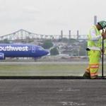 A runway at Logan Airport is closed to be fully resurfaced for the first time in 10 years. 