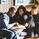 From left: Sterling K. Brown, Chrissy Metz, and Justin Hartley in ?This Is Us.?