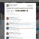 This screen grab shows a tweet from President Donald Trump which has social media trying to find a meaning in the mysterious term ?covfefe.? Trump tweeted just after midnight Eastern time on Wednesday, May 31, 2017: ?Despite the constant negative press covfefe.? The tweet immediately went viral and became one of the president?s more popular posts before it was taken down after nearly six hours online. Trump poked fun at the typo, tweeting, ?Who can figure out the true meaning of 