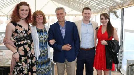 11zobella - The Mettler family: Maxie, Laurie, Mark, Dan, and his fiancee Christy Laubach. (Mark Mettler)
