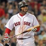 Boston MA 6/9/17 Boston Red Sox Pablo Sandoval reacting after striking out against the Detroit Tigers during seventh inning action at Fenway Park (Matthew J. Lee/Globe staff) topic: reporter: 