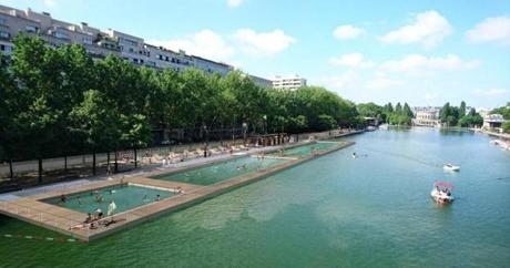 Renderings of swim area being built in Paris.
