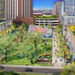 A planned extension of Broad Canal Way into the Volpe Site in Kendall Square. MIT Tuesday filed zoning plans for the 14-acre site, which will include up to 1,400 units of housing, office and lab space and street-level retail.