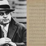 Al Capone's handwritten musical composition titled 