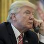President Donald Trump made a phone call to Prime Minister of Ireland Leo Varadkar in the Oval Office Tuesday. 