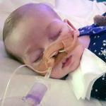 Charlie Gard at Great Ormond Street Hospital in London. 