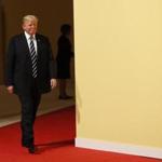 President Trump arrived at the G-20 summit in Hamburg, Germany, last week.