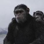 Andy Serkis as Caesar (with Devyn Dalton as Cornelius) in ?War for the Planet of the Apes.?