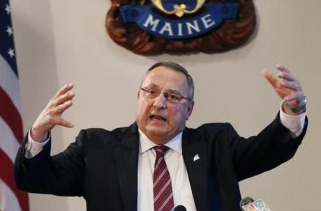 ?I am the most hated person in the media,? Maine Governor Paul LePage said. ?Yeah, I?m fine with that.? 

