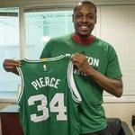 Paul Pierce signed a contract with the Celtics on Monday, allowing  him to retire as a member of the organization he played with for 15 seasons.
