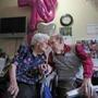 Helen and John Kelly celebrated their 75th anniversary Tuesday at the Natick nursing home where they live.