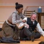 Condola Rashad (left) and Chris Cooper in ?A Doll's House, Part 2.?
