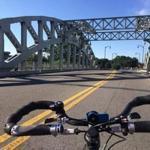 Without cars, crossing the Boston University Bridge this week felt like a little slice of ?heaven? for some cyclists. 