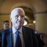 Senator John McCain of Arizona left the Senate chamber after voting. 