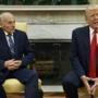President Donald Trump talked with new White House Chief of Staff John Kelly. 