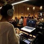 DJ Erika Hamilton entertained revelers at the opening of Wagamama in the Seaport on Tuesday.